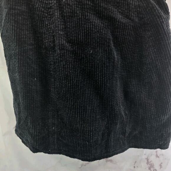 & Other Stories Skirt Womens 4 Small Black Corduroy Mini Asymmetric Angeles - Picture 7 of 10